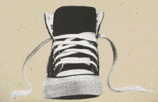 Panel from a 1960s box of Chuck Taylor All Stars.