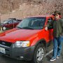 People Wearing Black Chucks  Parked at Hoover Dam.