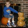 People Wearing Blue Chucks  Kid ready for trick or treating in his royal and red 2 tone high top chucks.