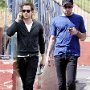 Celebrities Wearing Black Chucks  Chris Pine and Zachary Quinto