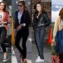 Celebrities Wearing Black Chucks  Kristen Stewart wearing different pairs of chucks.