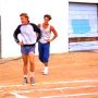 Celebrities Wearing Black Chucks in Films in Films  Rick Schroeder and Brad Pitt in Accros the Tracks.