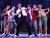 Chucks in the Theater  Karen Olivo (second from right) and the rest of the main cast of In The Heights (2008)
