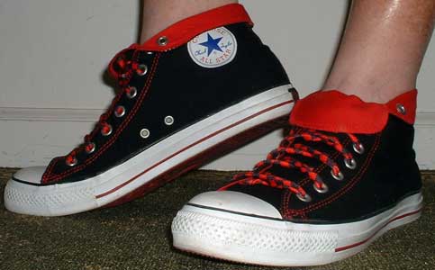 how to fold high top converse