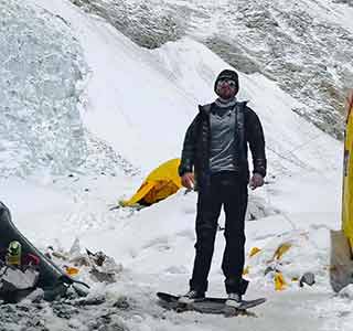 Darby Allin on Mt. Everest