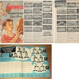 Collectors Items  1951 Converse Basketball Yearbook pages.