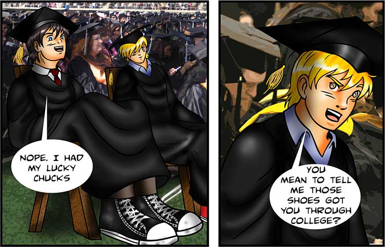 Graduation comic strip part 3