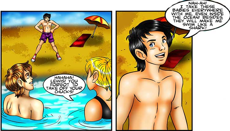 At The Beach comic part 3
