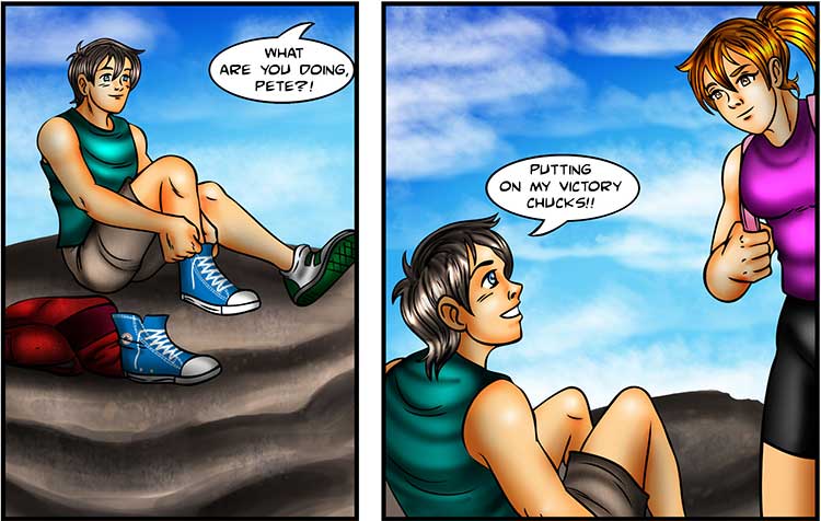 Rock Climbing Chucks comic part 3