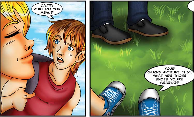 The Chucks Aptitude Test comic part 3