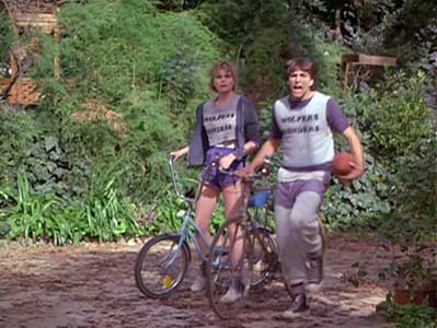 Boris and Meli bicycle back to Professor Harry's house