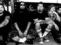 The Deftones  Posed shot of the band outside.