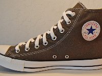 Grapevine High Top Chucks  Inside patch view of a right Converse All Star Chuck Taylor grapevine high top.