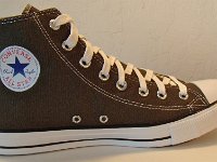 Grapevine High Top Chucks  Inside patch view of a left Converse All Star Chuck Taylor grapevine high top.