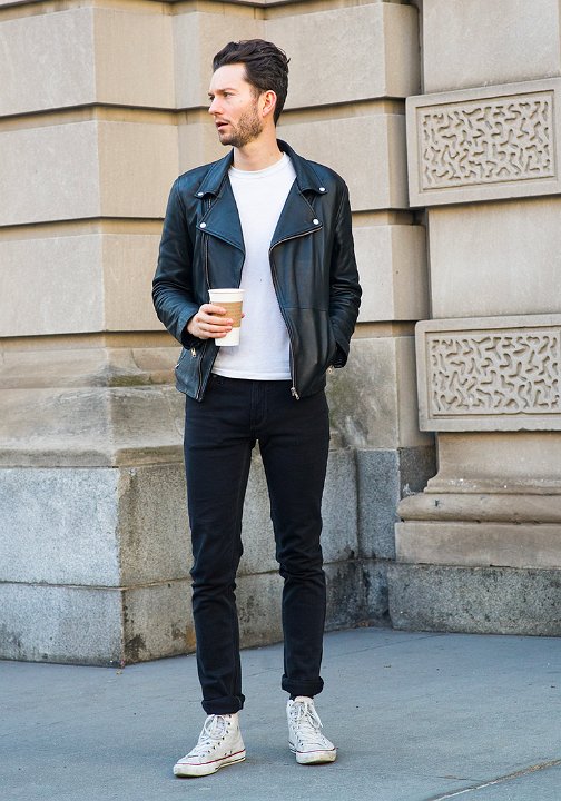 men's outfits with high top converse