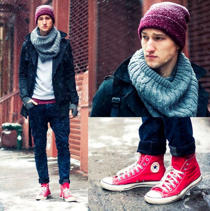 red chucks outfit