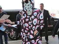 Kesha  Kesha going to Coachella in black high tops