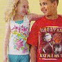 Ads With Little Kids Wearing Chucks  Girl wearing bright red chucks.