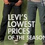 Ads for Levis and Jeans  Ads for Levi's jeans with black, green and amber roll down high tops and distressed black high tops.