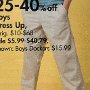 Ads for Levis and Jeans  Ad for Dockers pants with optical white chucks.