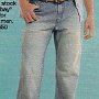 Ads for Levis and Jeans  Ad for light blue Union Bay jeans with gray chucks