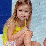 Little Kids Wearing Chucks  Cute girl wearing pink chucks with blue laces.