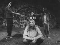 Kurt Cobain and Nirvana  Posed shot of Nirvana.