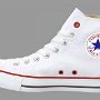 Optical White High Top Chucks  Product red version of optical white high tops.