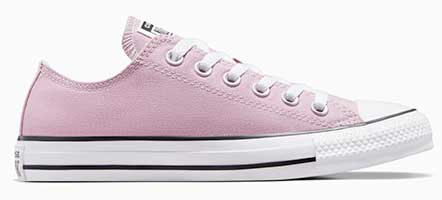 Converse All Star Low Top Canvas Sneaker Paint Splatter Neon Pink