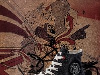 Product Red High Top Chucks  Ad for The Ramones product red high tops.