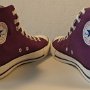 Purple High Top Chucks  Angled rear view of Port Royale high tops.