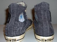 The Ramones High Top Chucks  Rear view of Ramone's high tops with hemp laces.