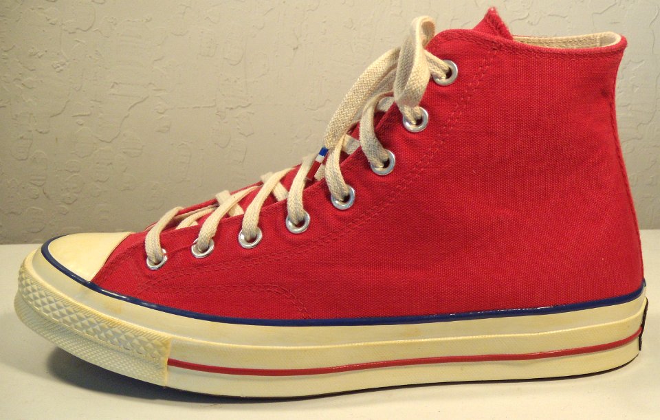 Converse Chuck 70 Vintage Canvas High Top Shoe In Red For Men Lyst ...