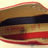 Red Chuck 70 Vintage Canvas High Tops  Insole closeup view.