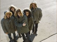 Relient K  Posed shot of the band in cold weather.
