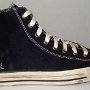 Rock and Roll High Top Chucks  Right Kurt Cobain signature high top, outside view.