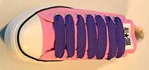 purple x-fat shoelaces