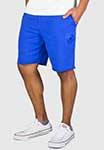 blue fleece shorts