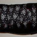 Star Print Shoelaces on Chucks  Black anarchy high top chuck with black and silver star print shoelaces.