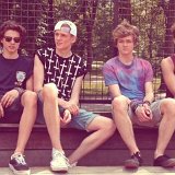 The Vamps  Casual shot of the band at a park.