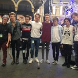 The Vamps  The band posed with some other musicians.